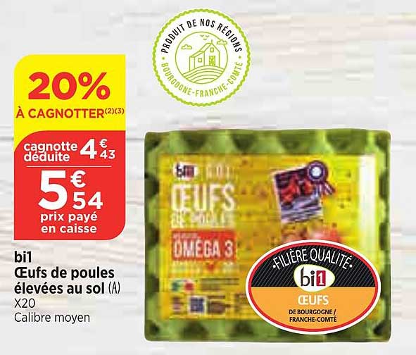 œufs de poules élevées au sol bi1