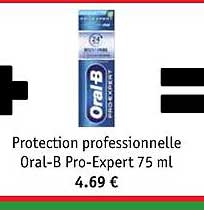 protection professionnelle oral-b pro-expert 75 ml