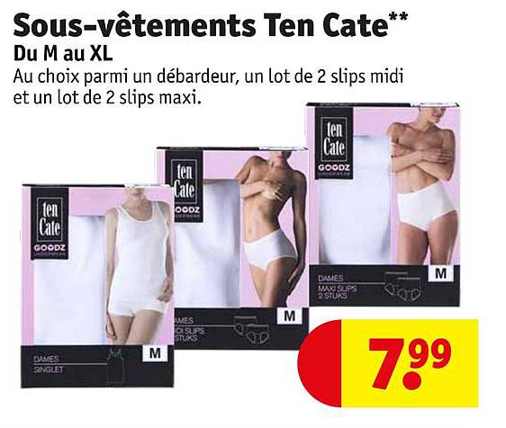 sous-vêtements ten cate