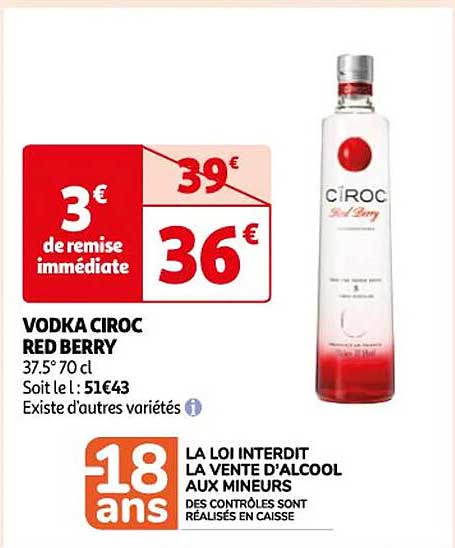 Vodka Ciroc Red Berry