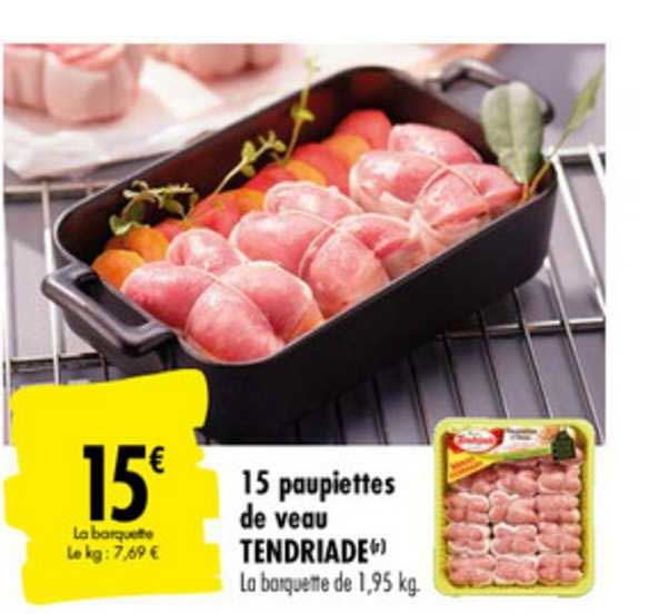 15 Paupiettes De Veau Tendriade
