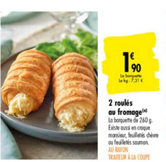 2 Roulés Au Fromage