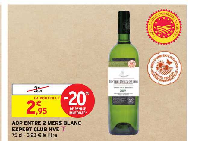 aop entre 2 mers blanc expert club hve -20% remise immédiate