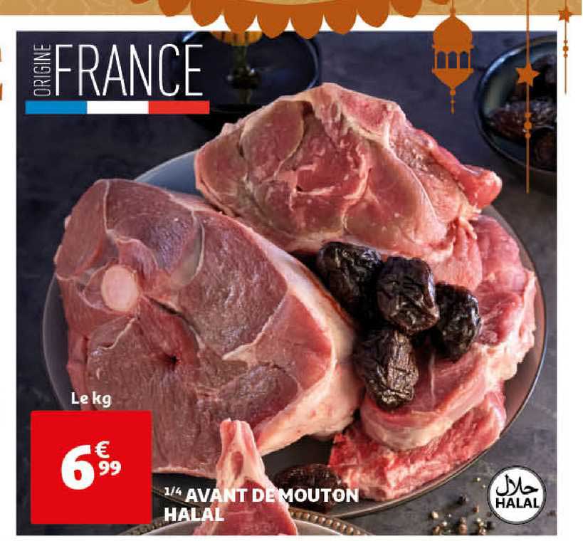 Avant De Mouton Halal