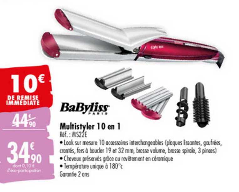 babyliss paris multistyler 10 en 1