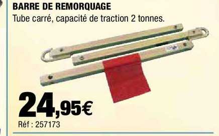 barre de remorquage