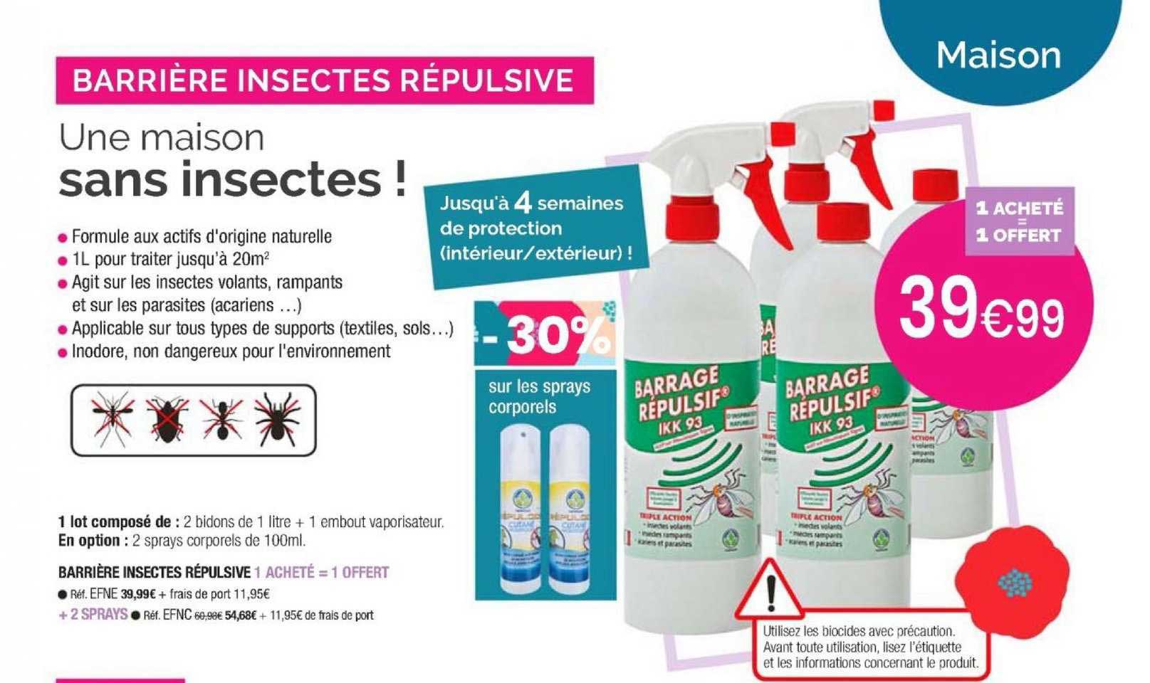 barrière insectes répulsive