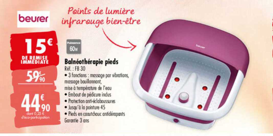 Beurer Balnéothérapie Pieds