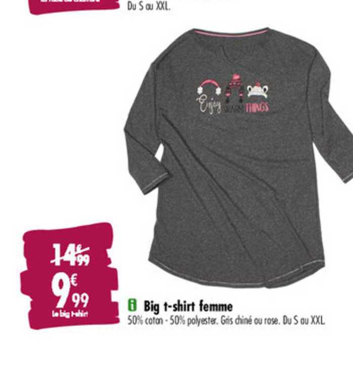 big t shirt femme