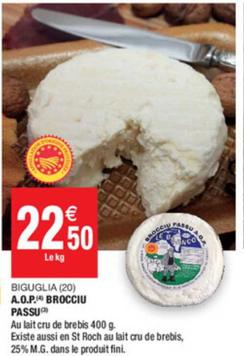 biguglia (20) a.o.p. brocciu passu