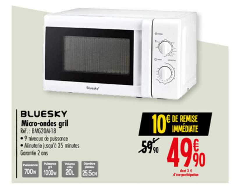 bluesky micro ondes gril
