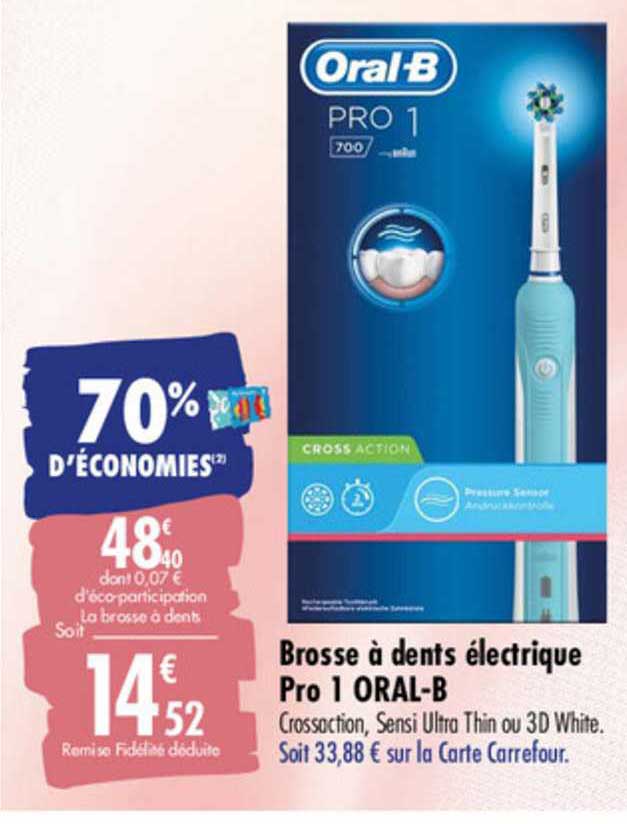 brosse à dents électrique pro 1 oral b