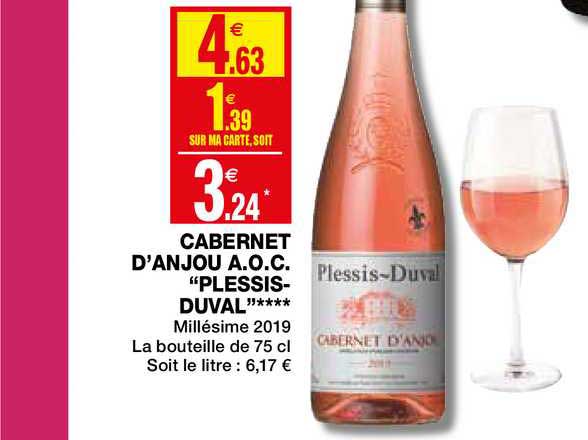 cabernet d'anjou a.o.c. plessis duval