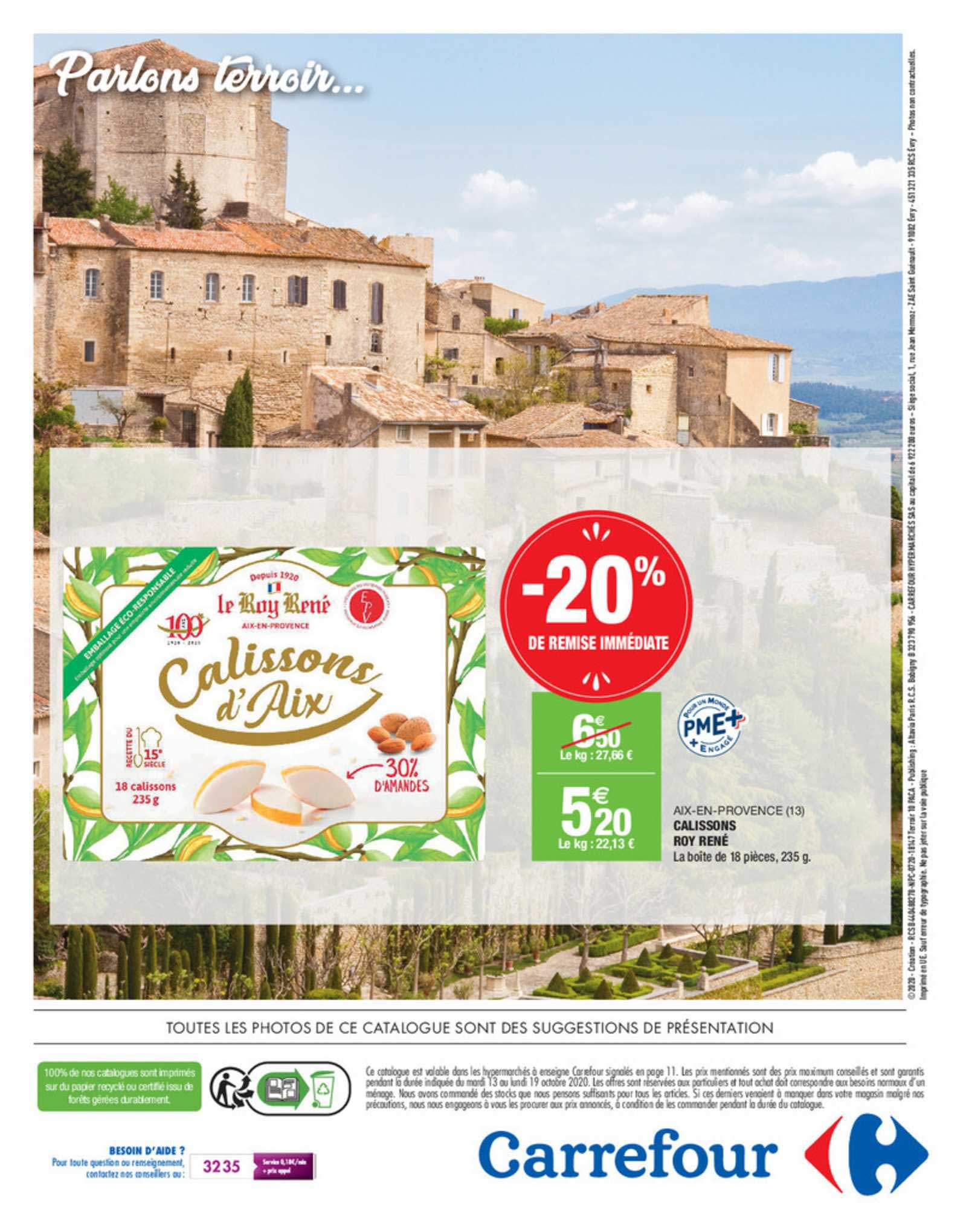 calisson roy rené aix en provence -20% de remise immédiate