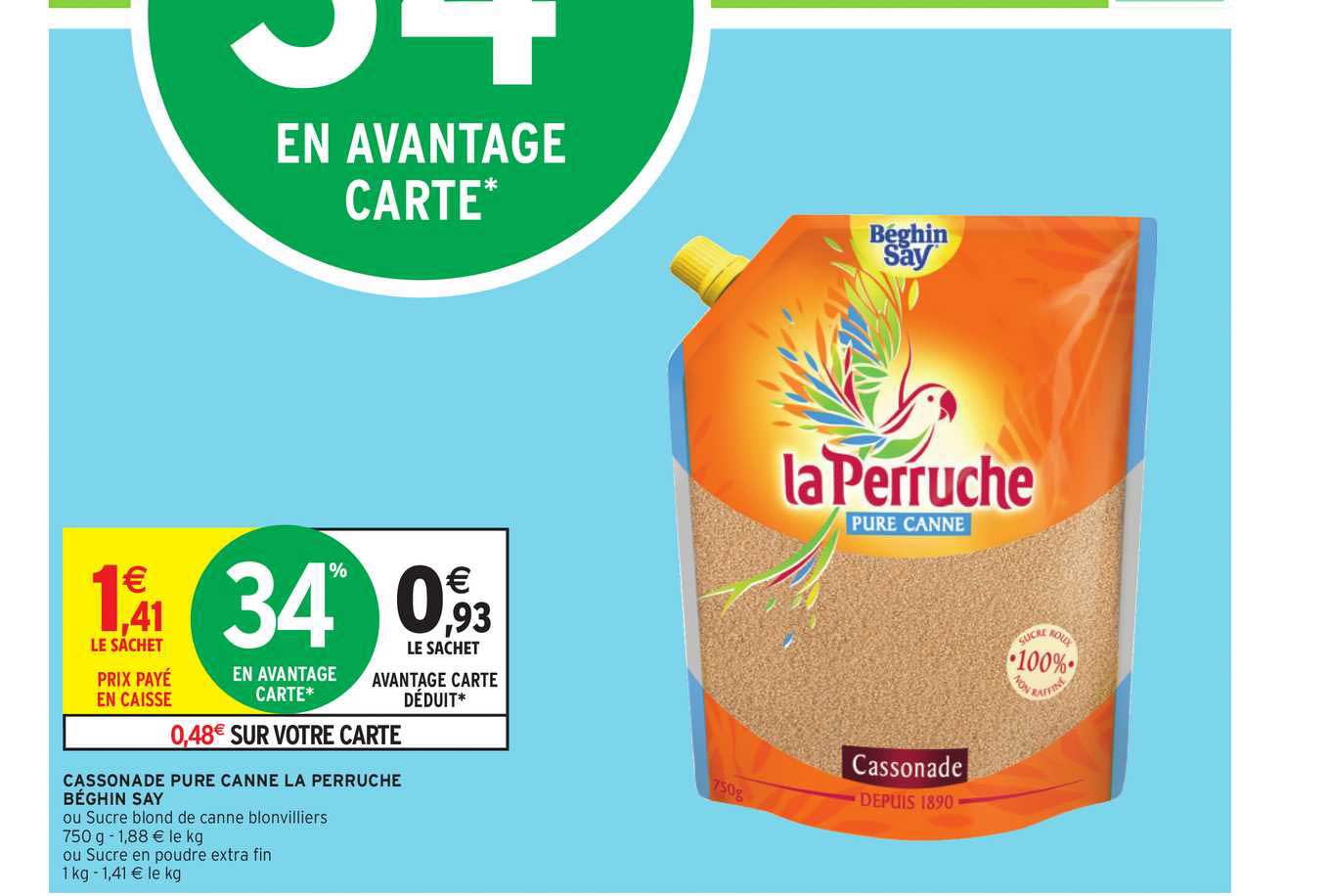 cassonade pure canne la perruche béghin say