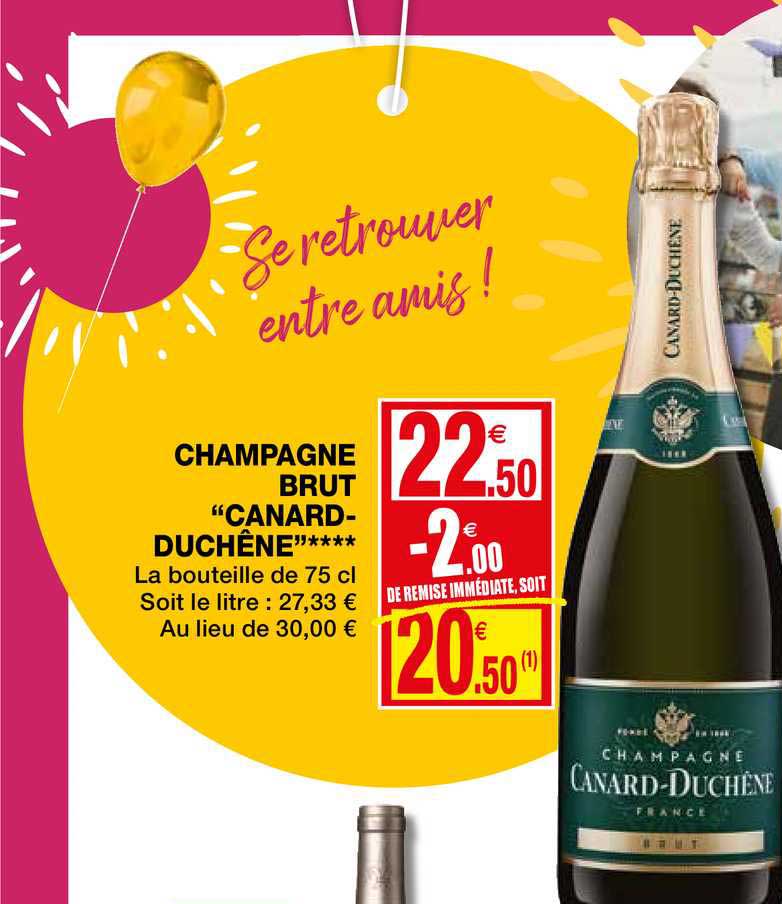 champagne brut canard duchène