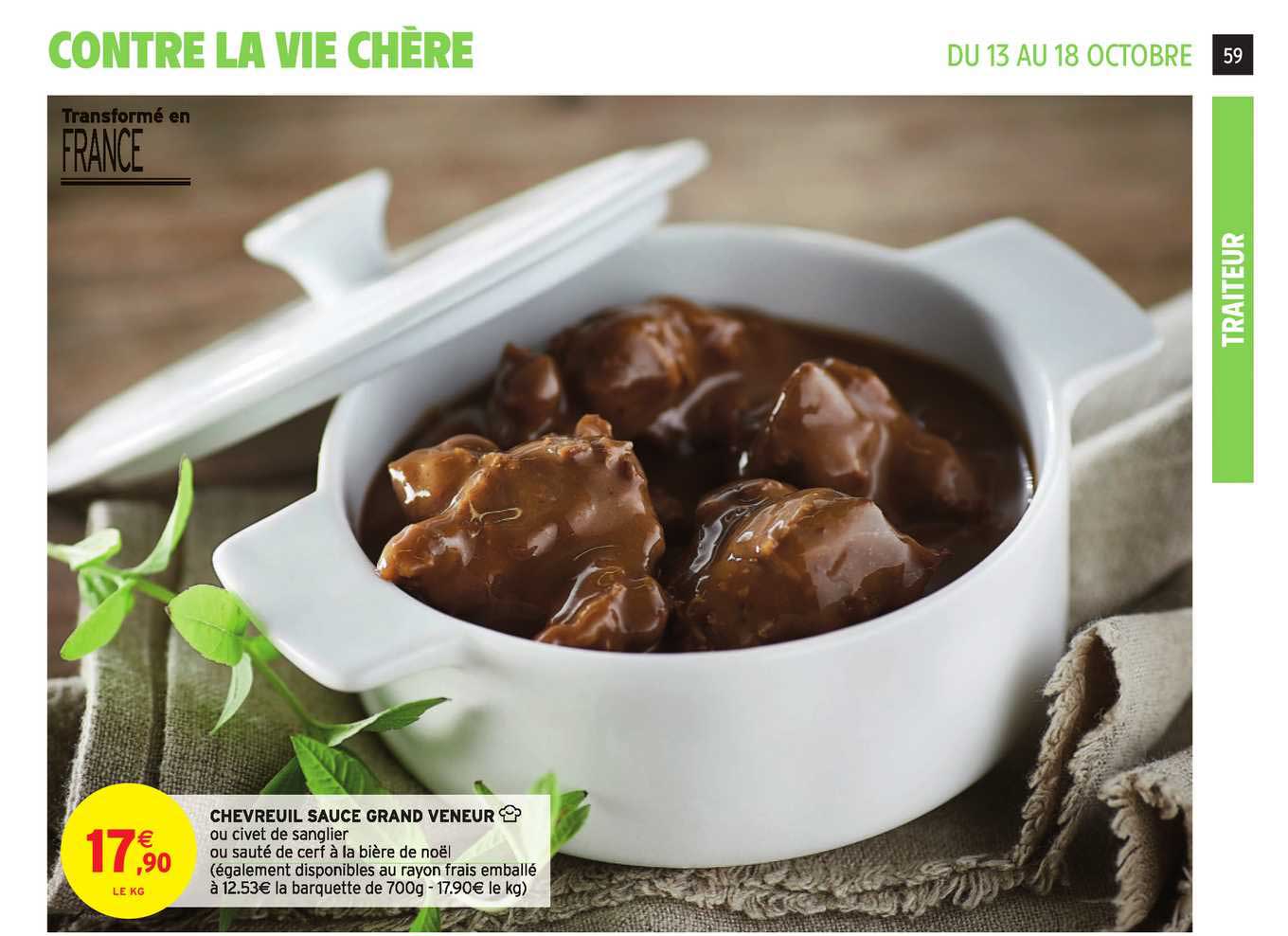 chevreuil sauce grand veneur