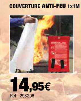 couverture anti feu 1x1m