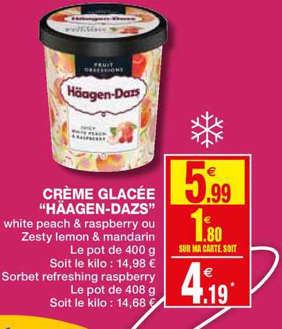 crème glacée häagen dazs