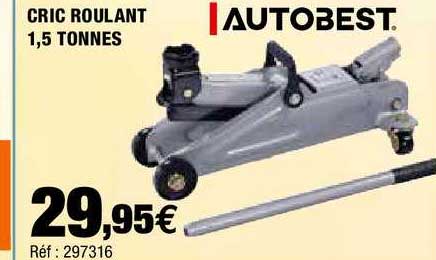 cric roulant 1.5 tonnes autobest