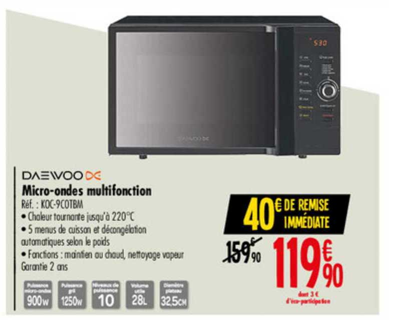daewoo micro ondes multifonction
