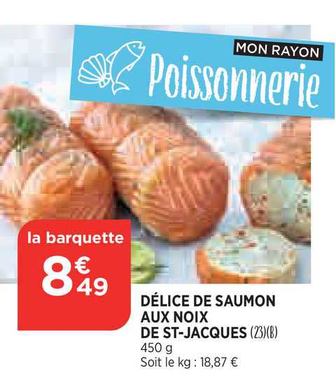délice de saumon au noix de st jacques