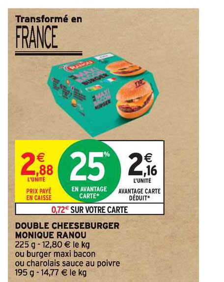 double cheeseburger monique ranou