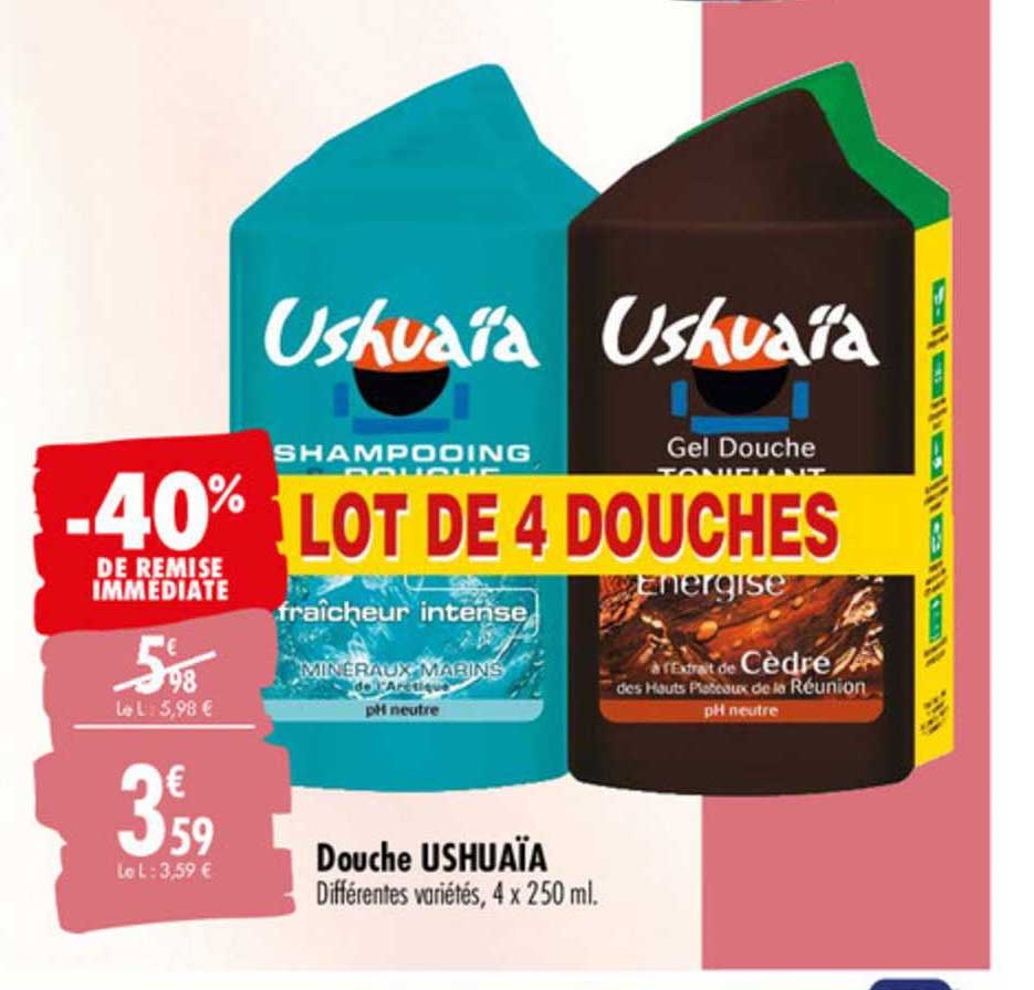 Douche Ushuaïa -40% De Remise Immédiate