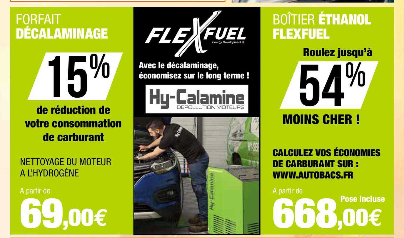 forfait décalaminage boîtier éthanol flexfuel