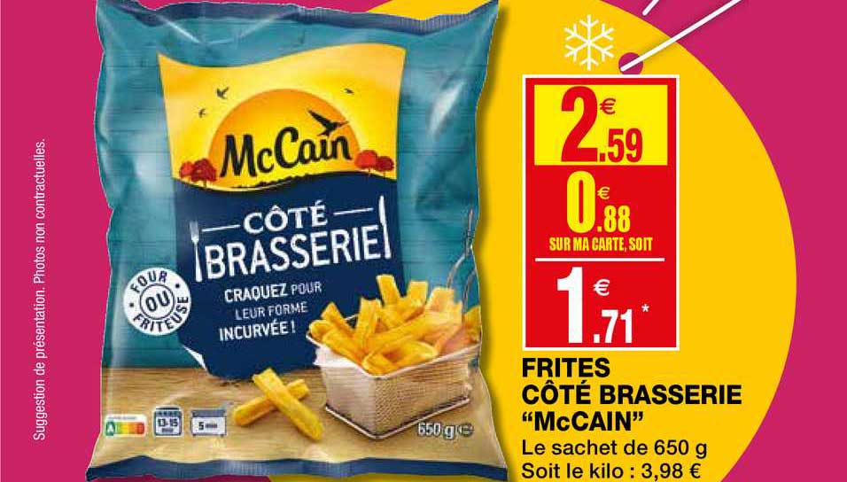 frites côté brasserie mc cain