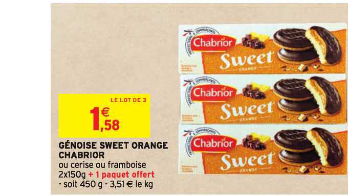 Génoise Sweet Orange Chabrior