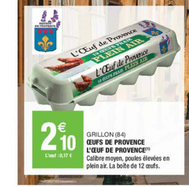 grillon (84) œufs de provence l’œuf de provence