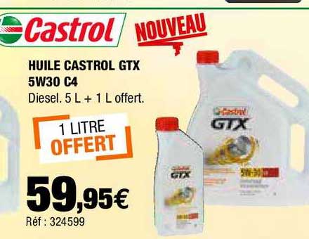 huile castrol gtx 5w30 ca
