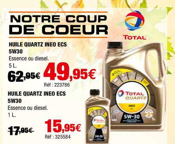 huile quartz ineo ecs 5w30 total