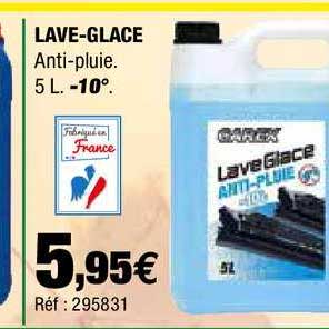 lave glace anti pluie