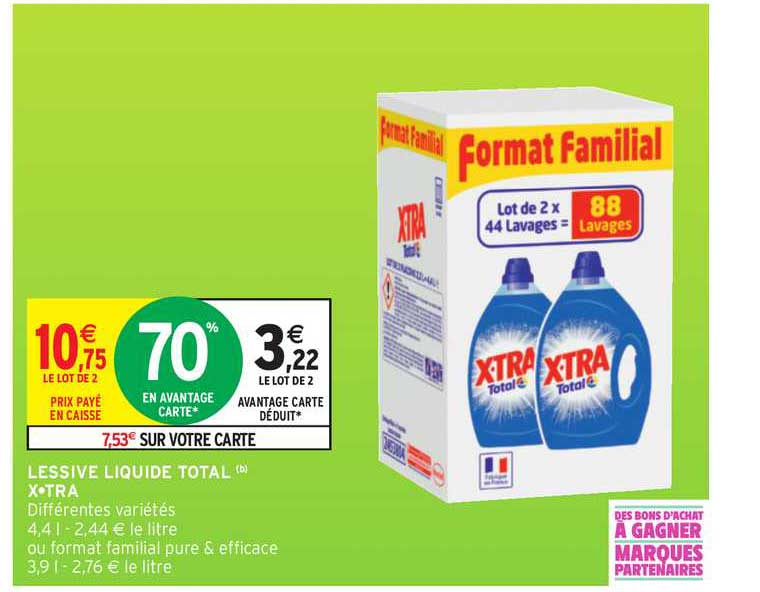 lessive liquide total x tra