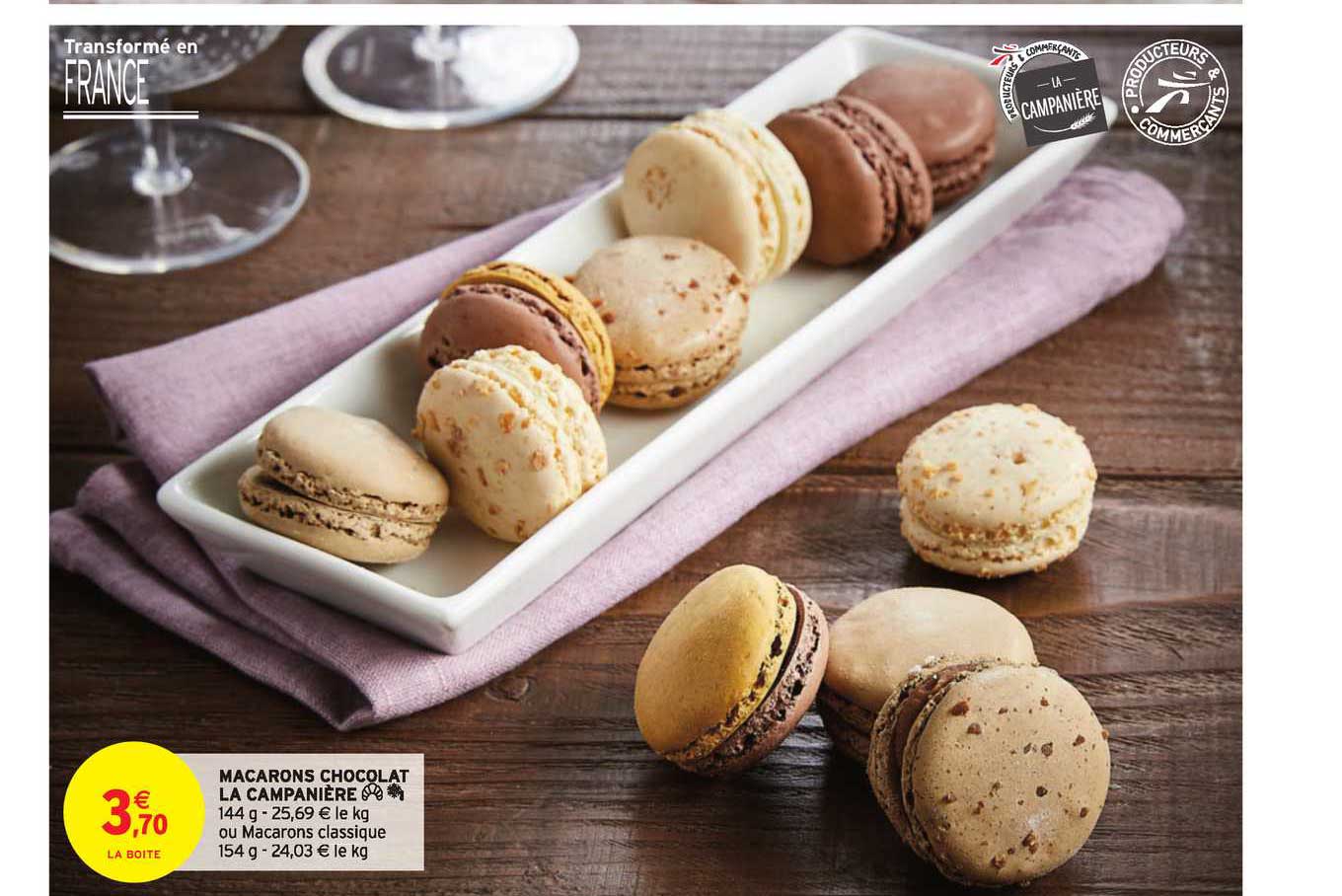macarons chocolat la campanière