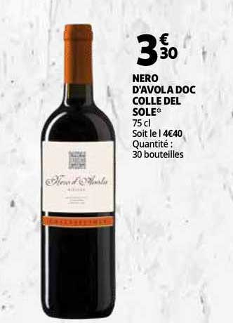 nero d'avalo doc colle del sole