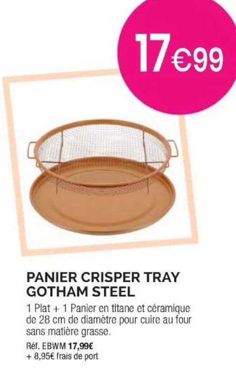 panier crisper tray gotham steel