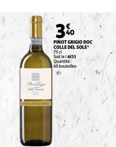 pino grigio doc colle del sole