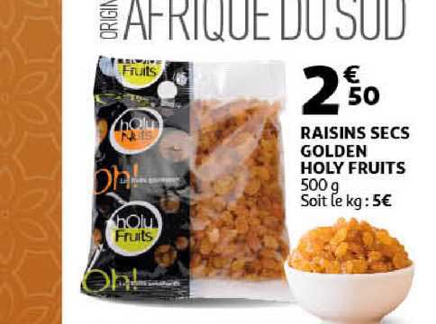 raisins secs golden holy fruits