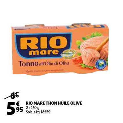 rio mare thon huile olive