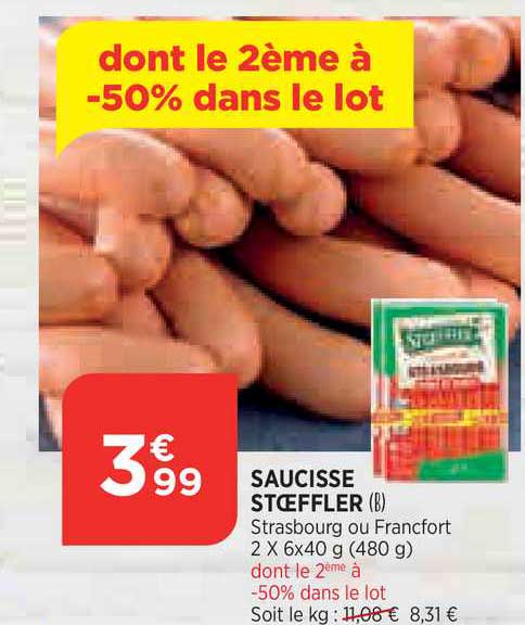 Saucisse Stoeffler