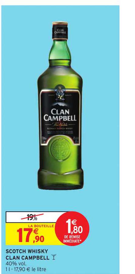 scotch whisky clan campbell