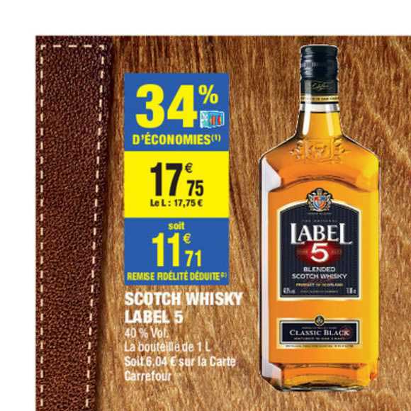 Scotch Whisky Label 5