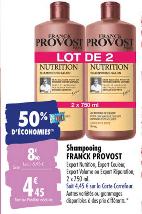 Shampooing Franck Provost