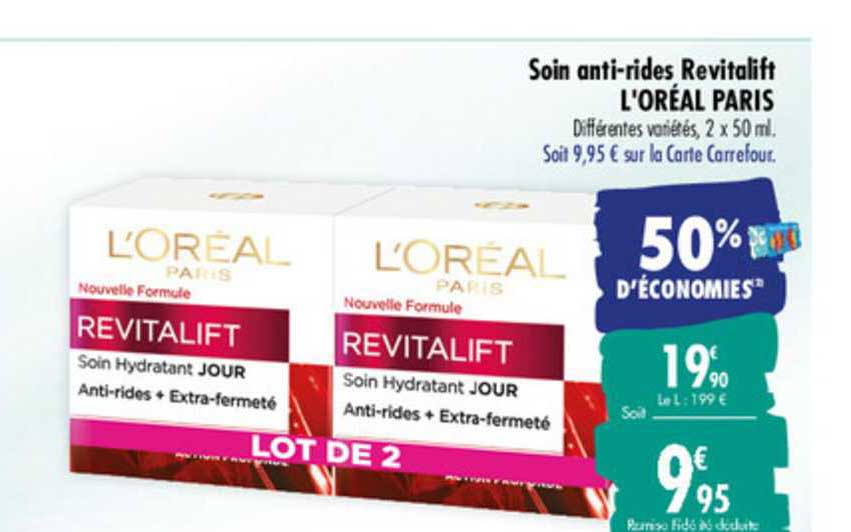 soin anti rides revitalift l'oréal paris
