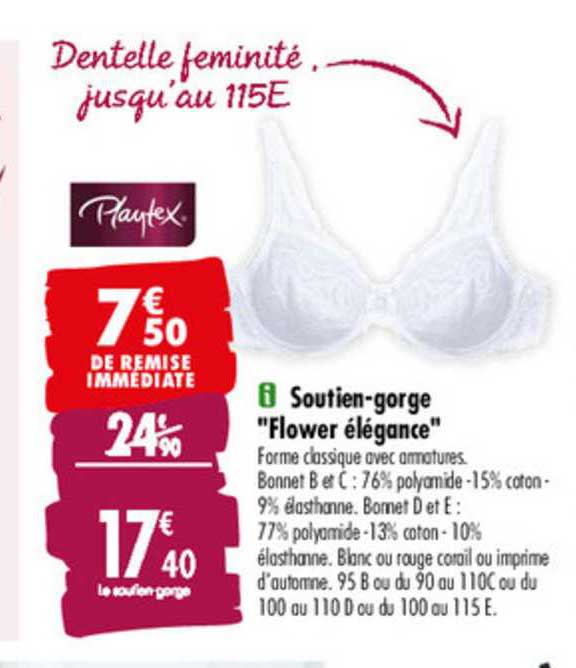 soutien gorge "flower élégance"