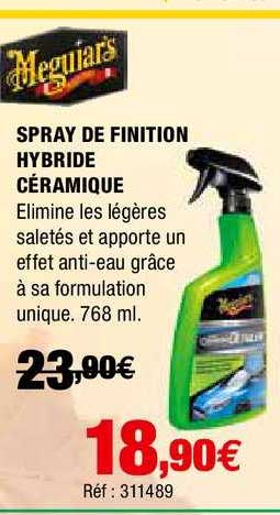 spray de finition hybride céramqiue meguiars