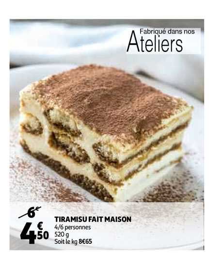 tiramisu fait maison